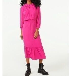 Tiered Midi Dress